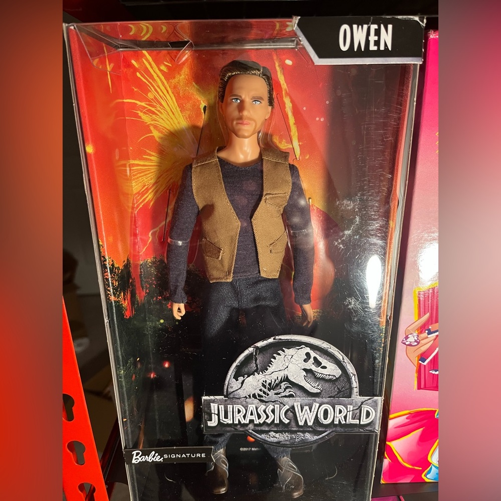 Jurassic World Owen Barbie Doll